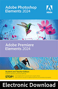 Adobe Photoshop Elements 2024 & Premiere Elements 2024 - Student and Teacher Edition