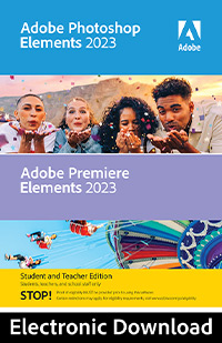 ADOBE Photoshop Elements 2023 & Premiere Elements 2023 - Student and Teacher Edition